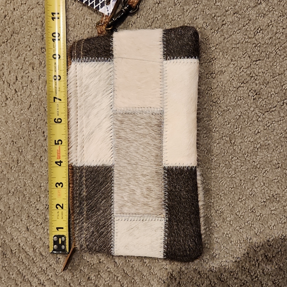 NEW MYRA Bag Cow hair wallet / wristlet - WITH TAGS ATTACHED